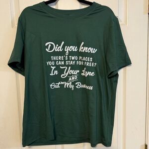 Did You Know Funny Graphic Tee T-Shirt Sarcasm | NWOT | XL